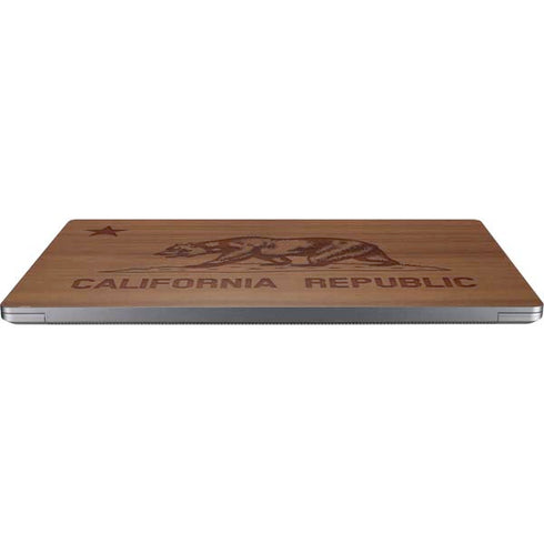 California Wood Flag Universal Laptop 13in (10.6 x 7.6in) Skin